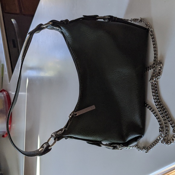 Tommy Hilfiger green leather handbag - Picture 1 of 7